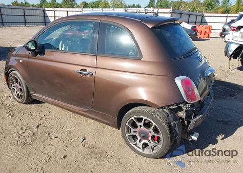 2014 Fiat 500 Sport из США, поврежденный, VIN 3C3CFFBR5ET276019